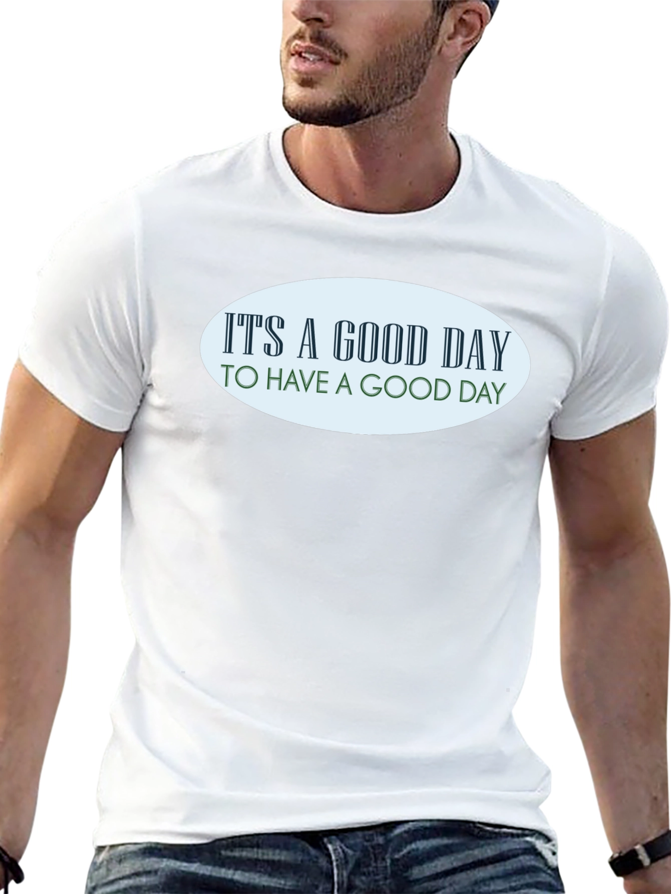 Good Day T-Shirt - Black Graphic Tee