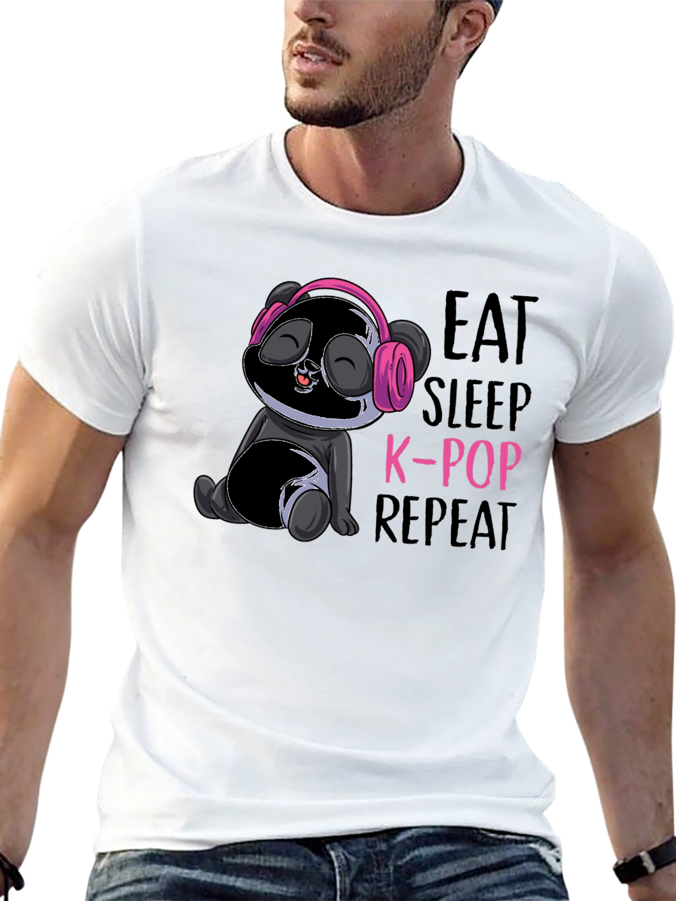 K-Pop Panda T-Shirt