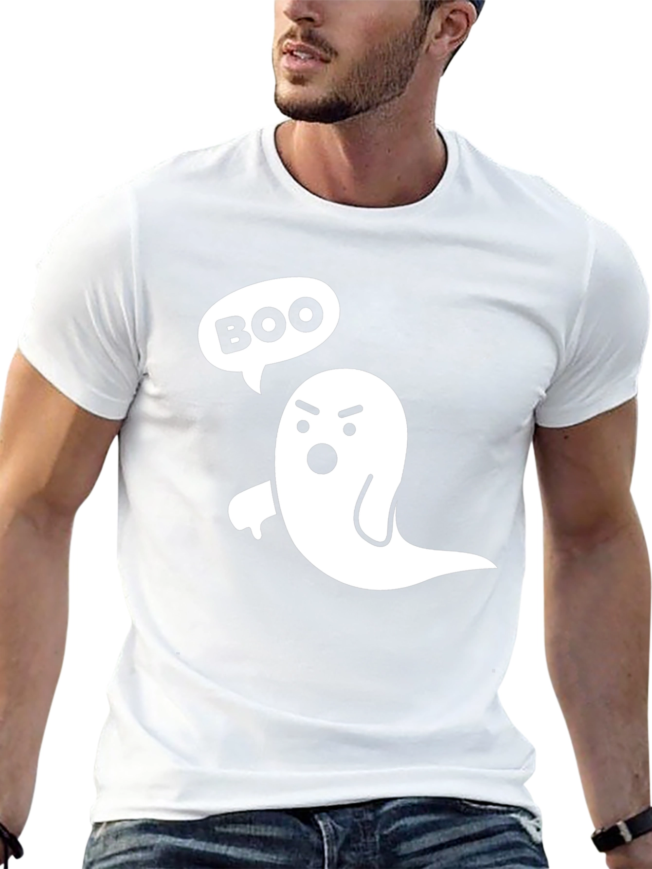 Boo Ghost T-Shirt - Spooky Season Tee