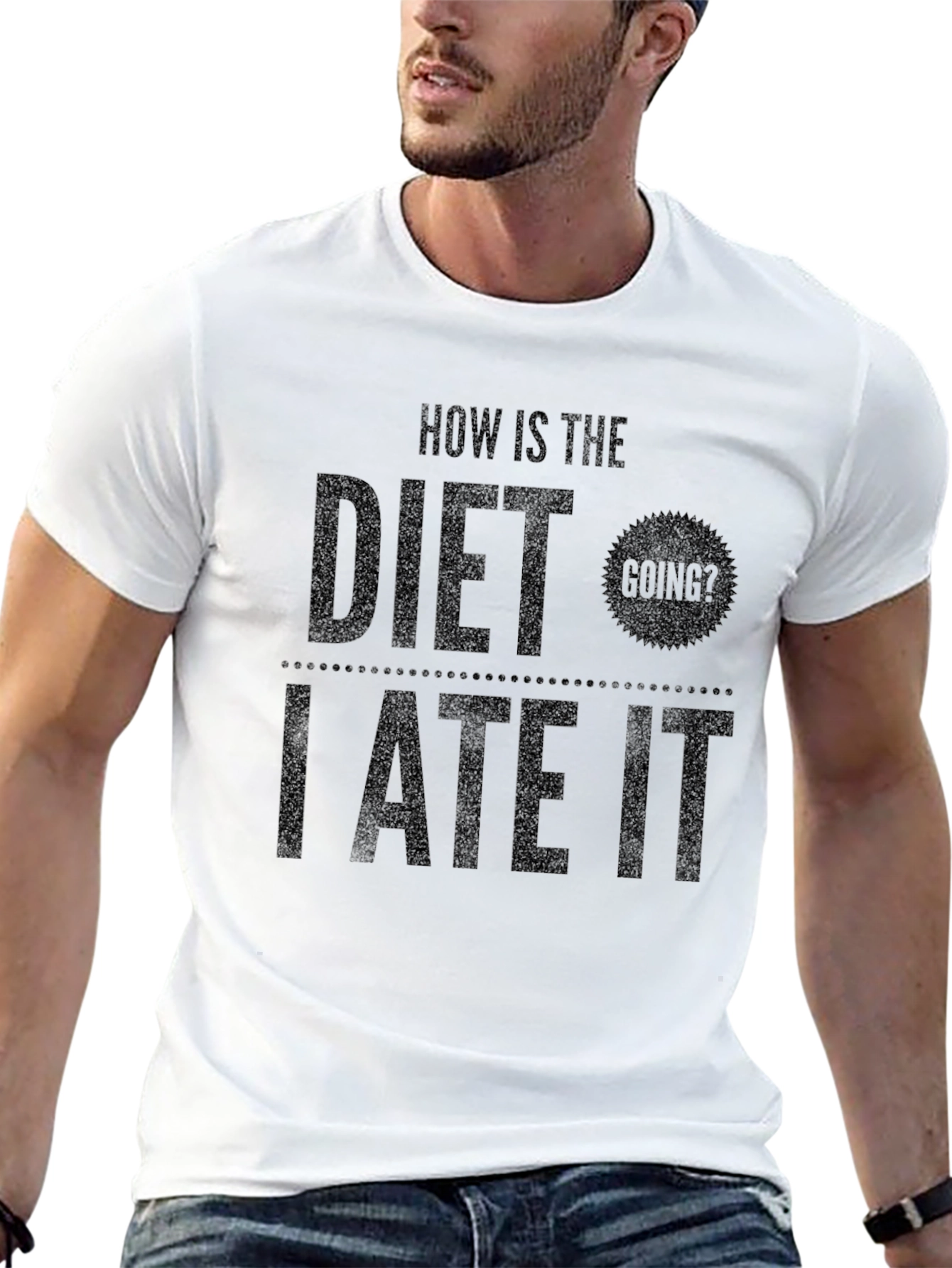Humorous Diet T-Shirt - I Ate It!