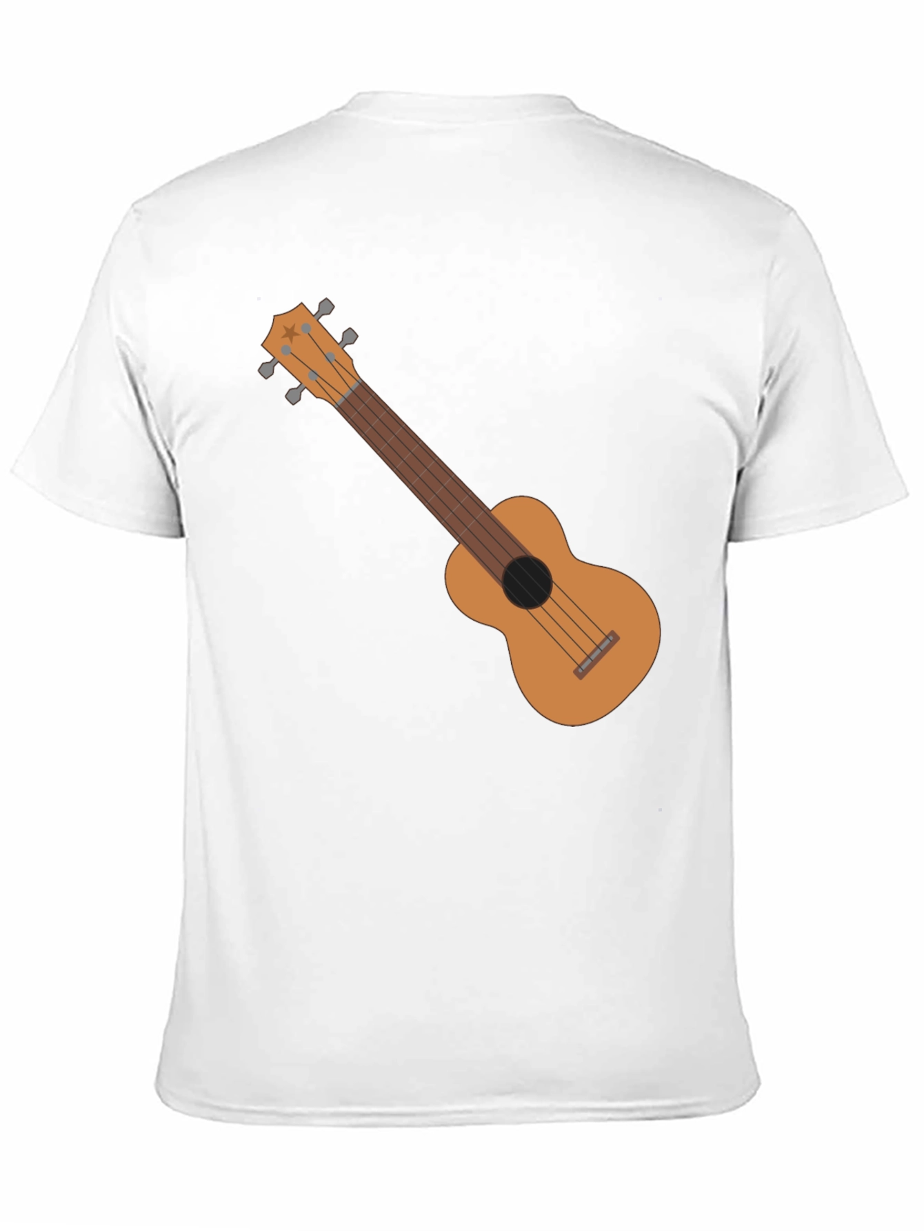 Ukulele Graphic Black Tee