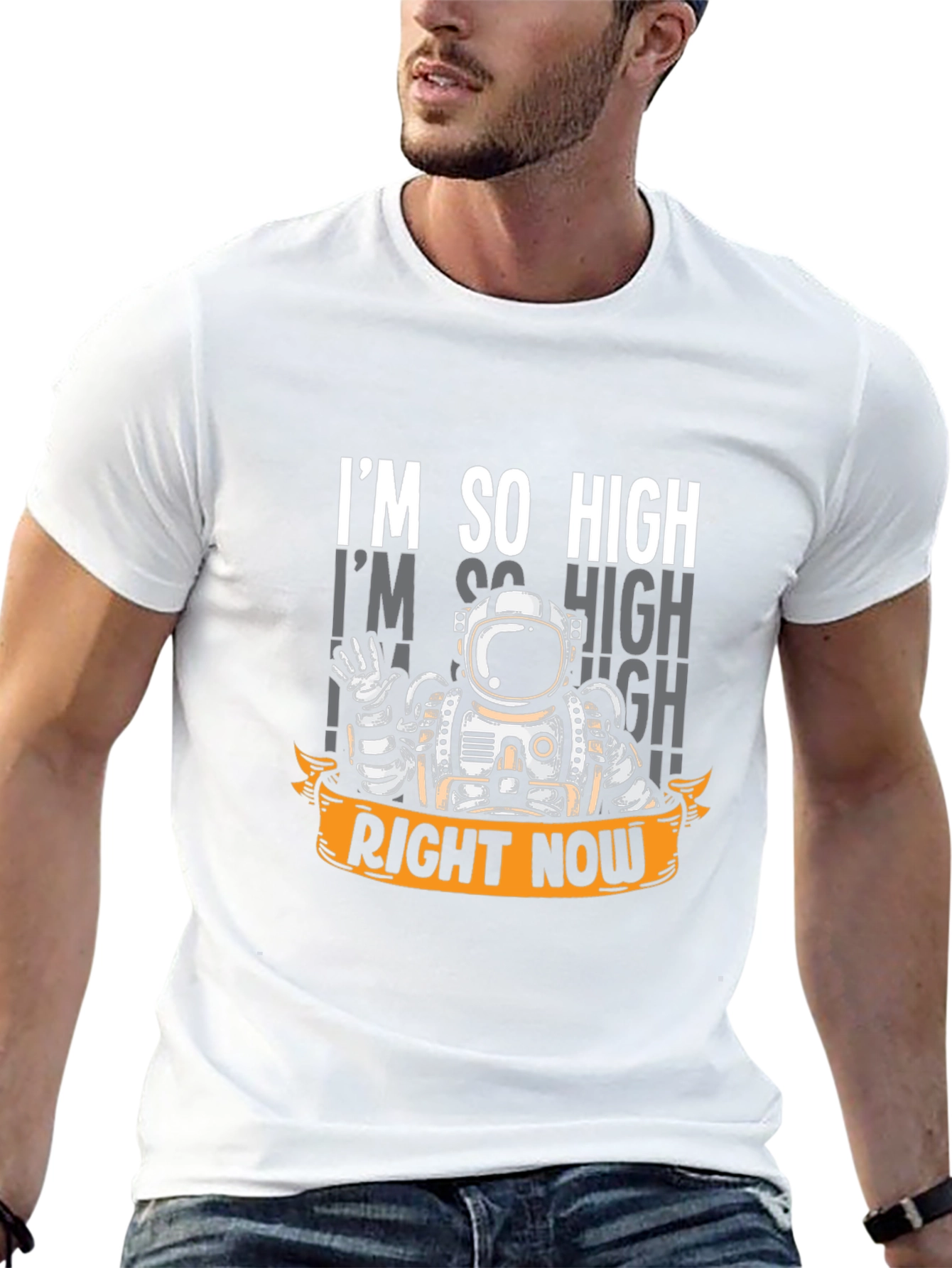 Im So High Astronaut Graphic T-Shirt