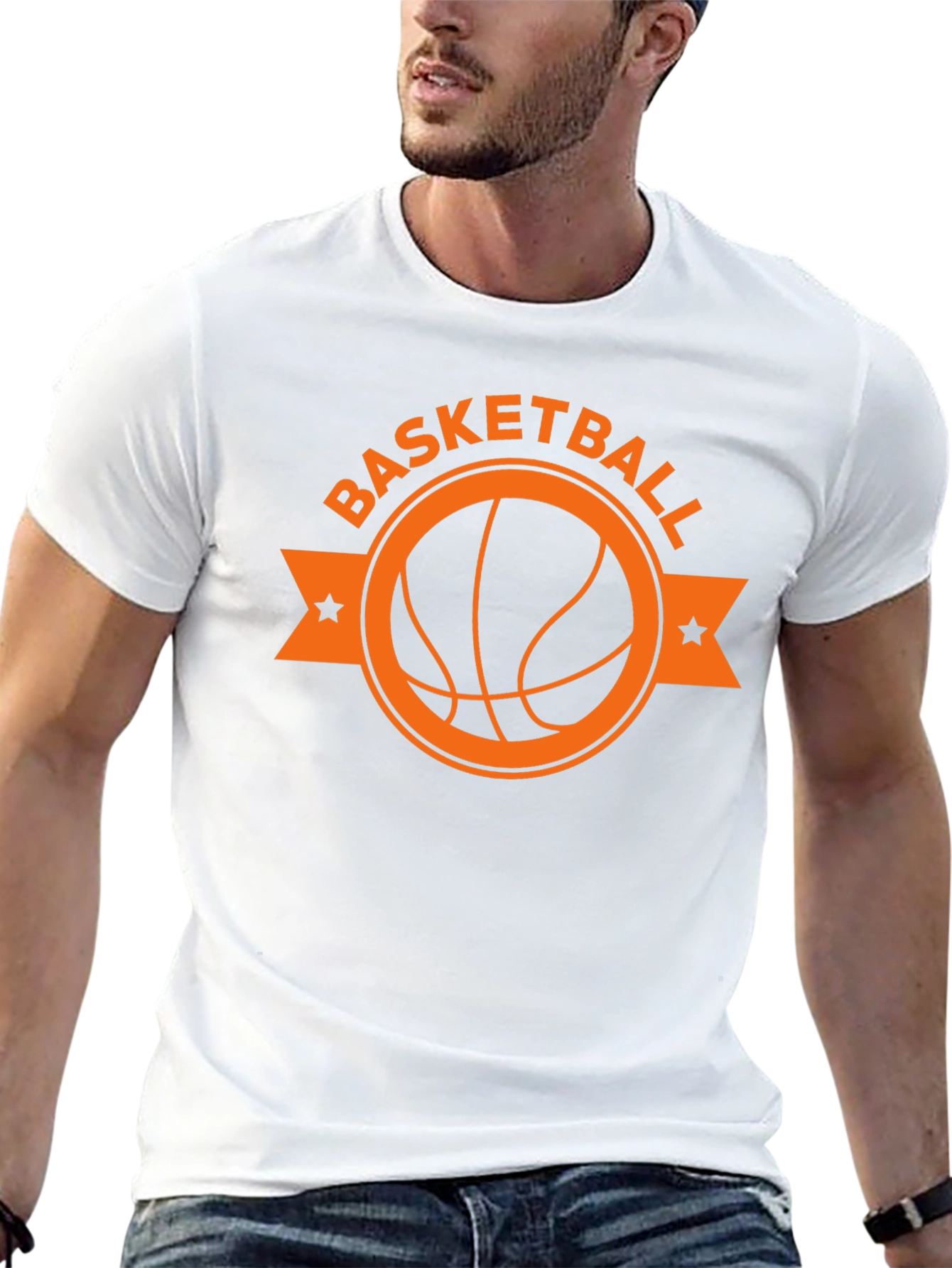 Basketball Graphic Tee - Stylish and Sporty T-Shirt