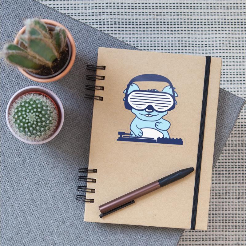 Cute Koala DJ Cool Turntable Mixer Music Party Fun