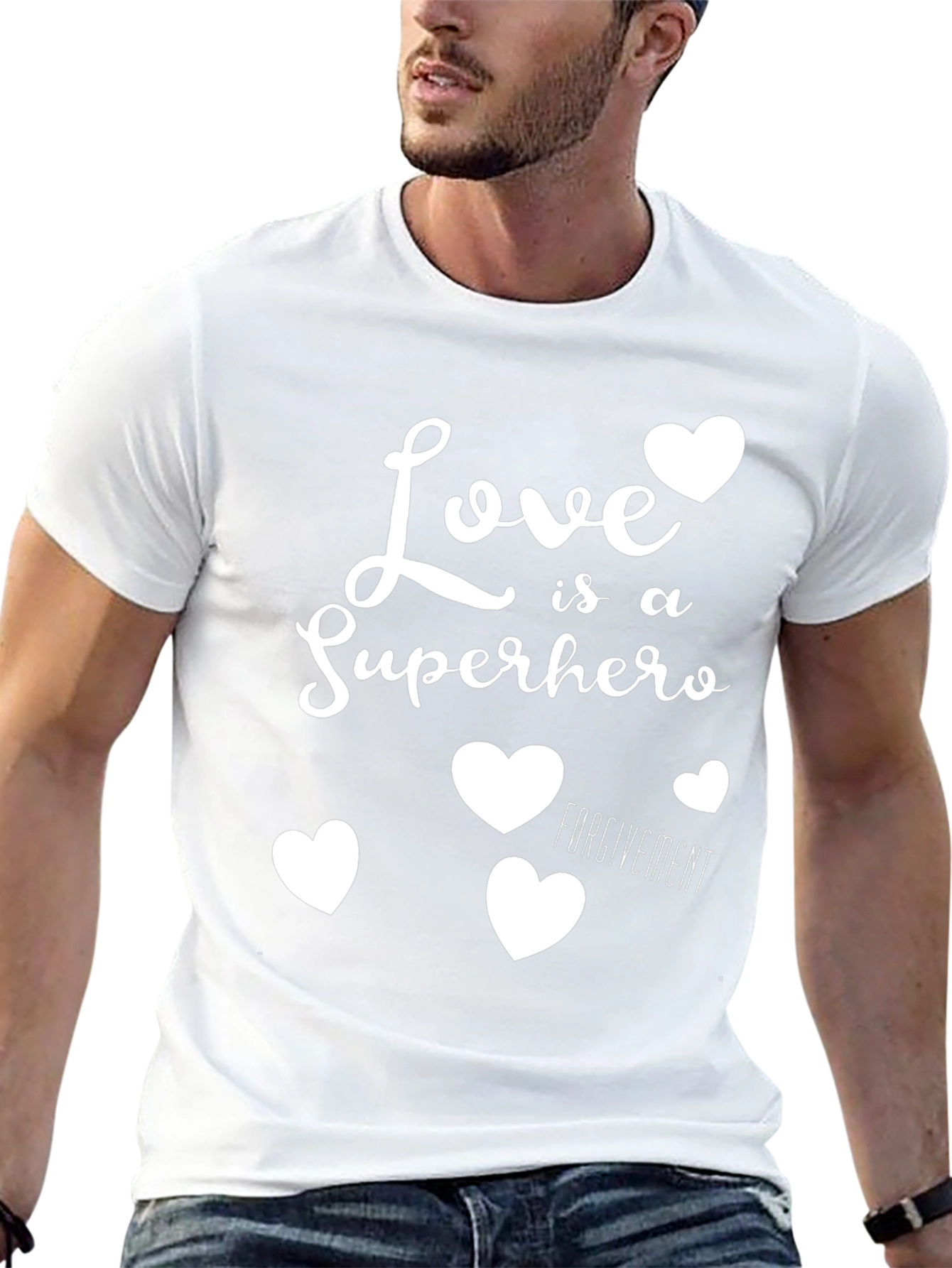 Love is a Superhero Graphic T-Shirt