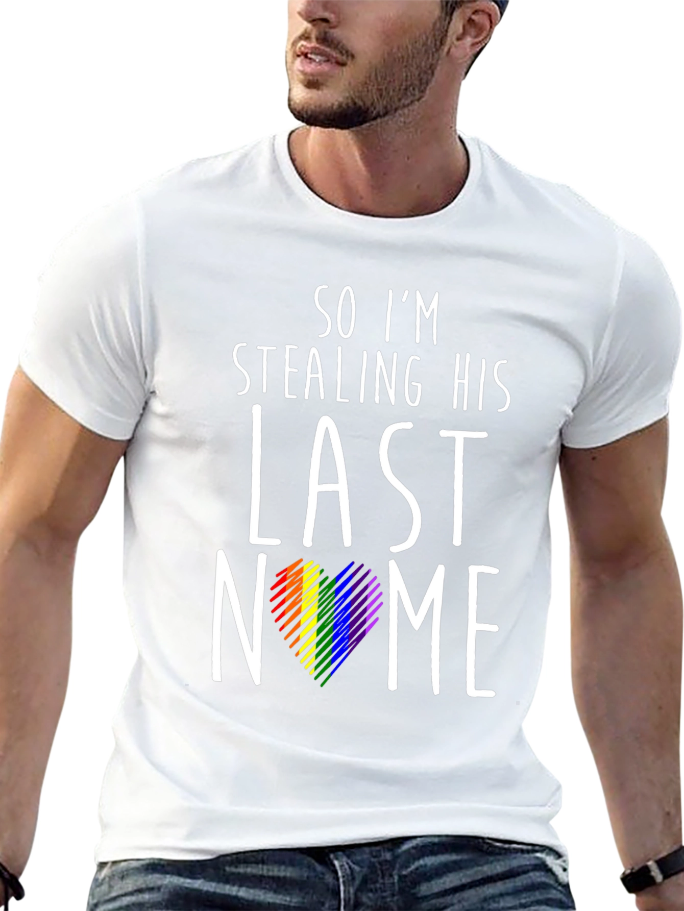Stealing His Last Name Pride T-Shirt
