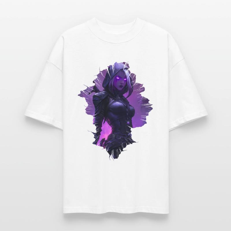 Dark Elf Warrior With A Purple Look