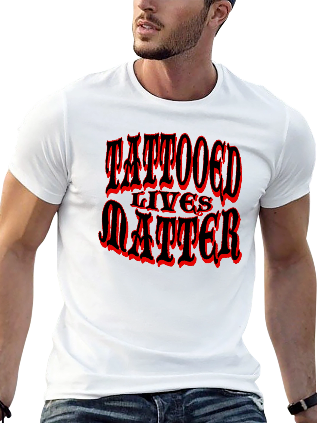 Tattooed Lives Matter Graphic T-Shirt