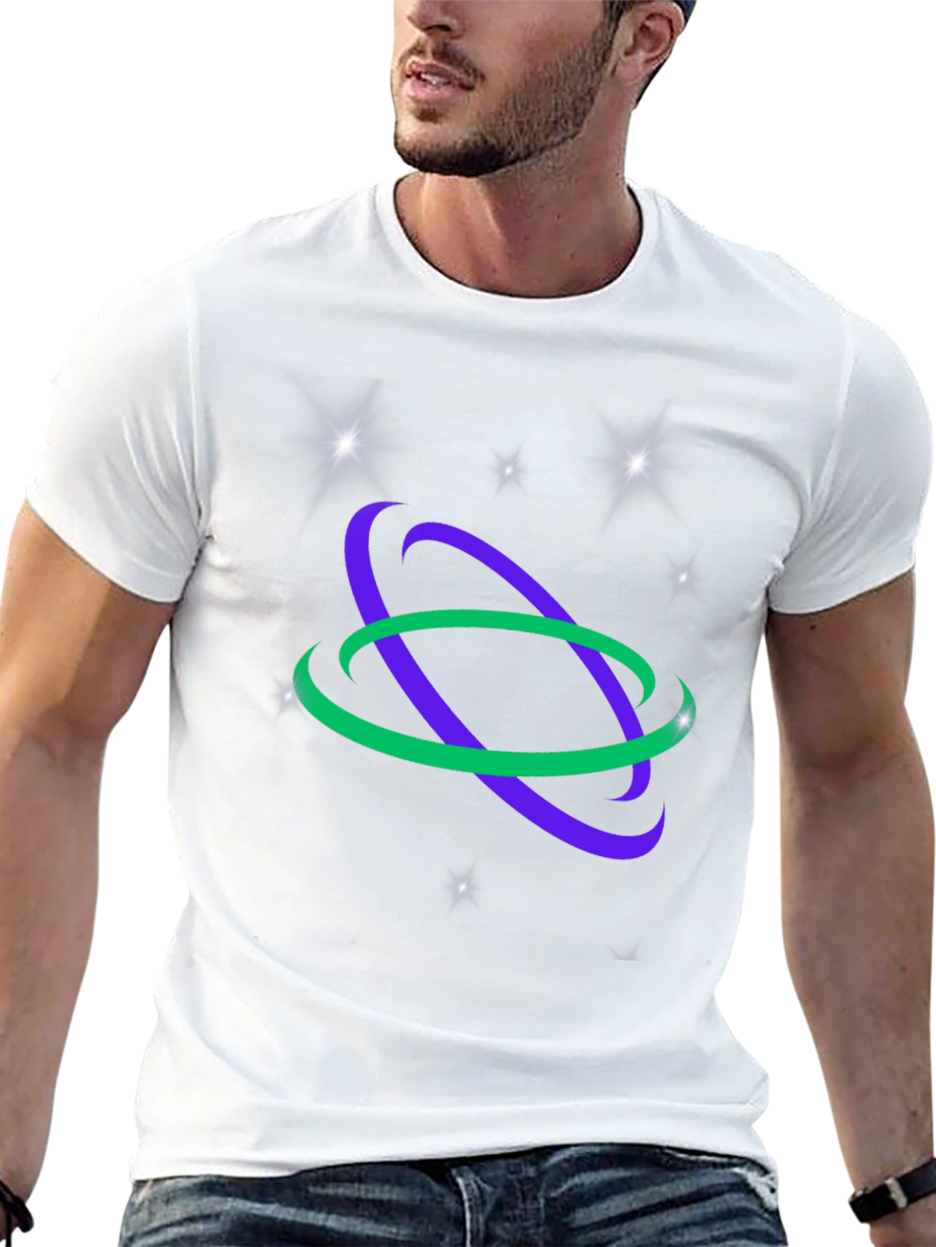Orbit Graphic Tee - Unique Design Soft Fabric