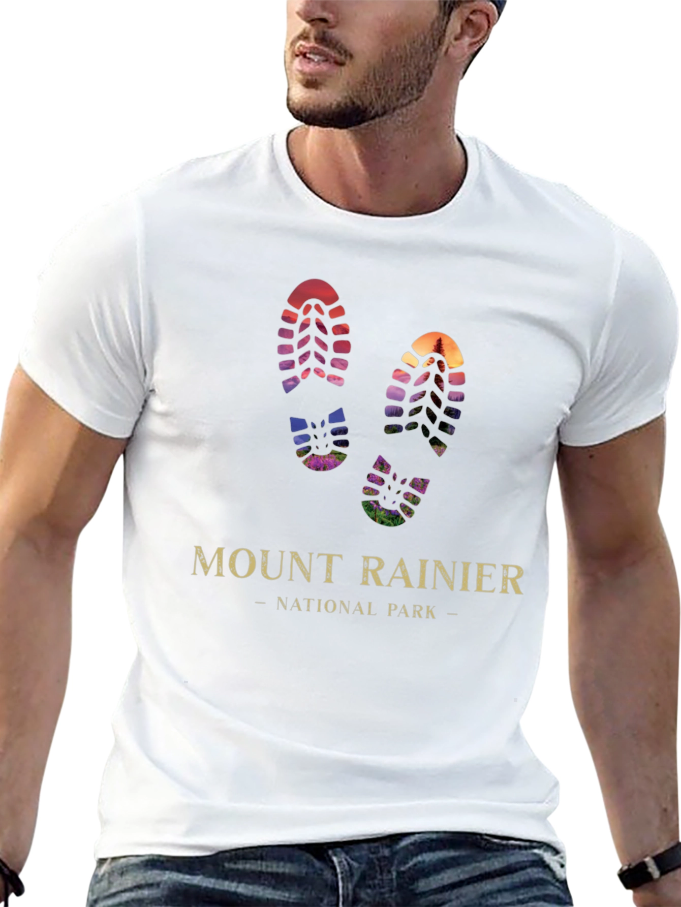 Mount Rainier National Park Hiking T-Shirt