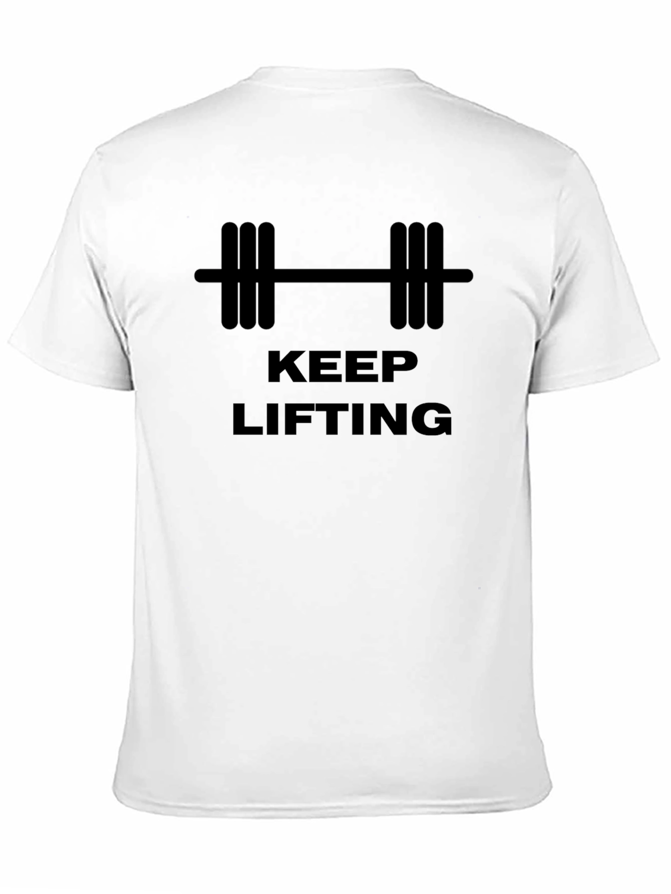 Keep Lifting Black Graphic T-Shirt
