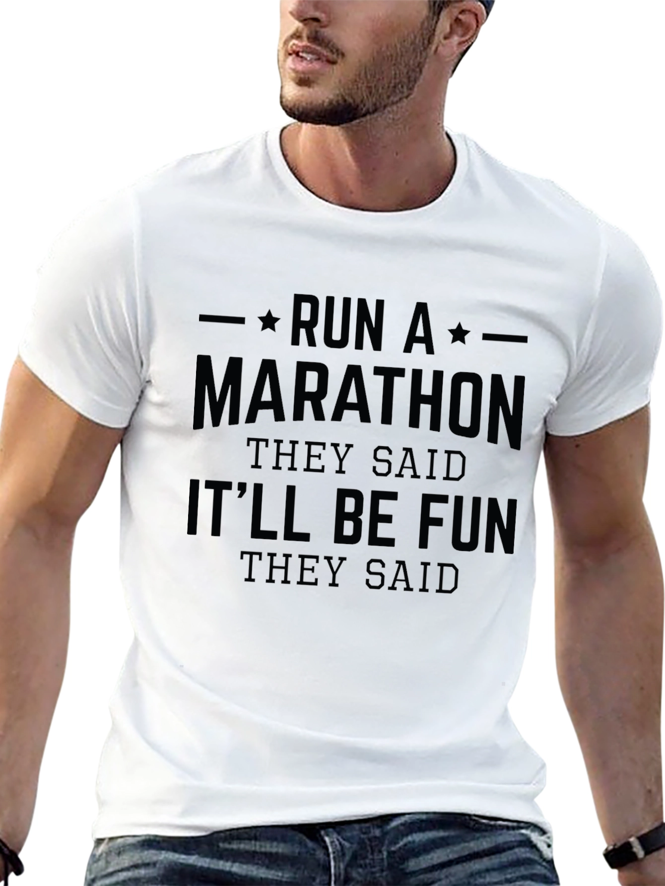 Run a Marathon T-Shirt - Funny Workout Tee