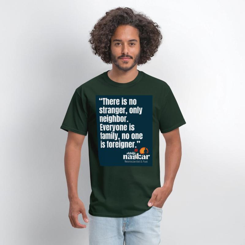 "Everyone is family, no one is foreigner.” Naskar