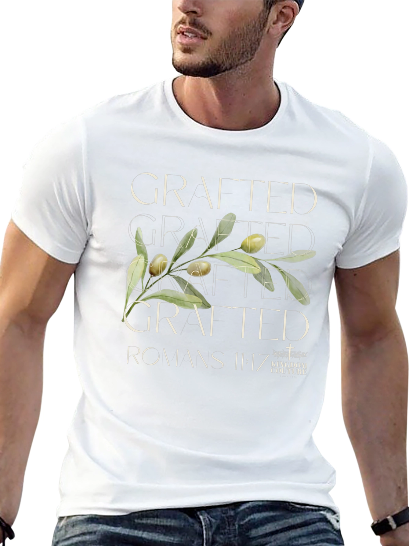 Grafted Romans 11:17 Graphic Tee