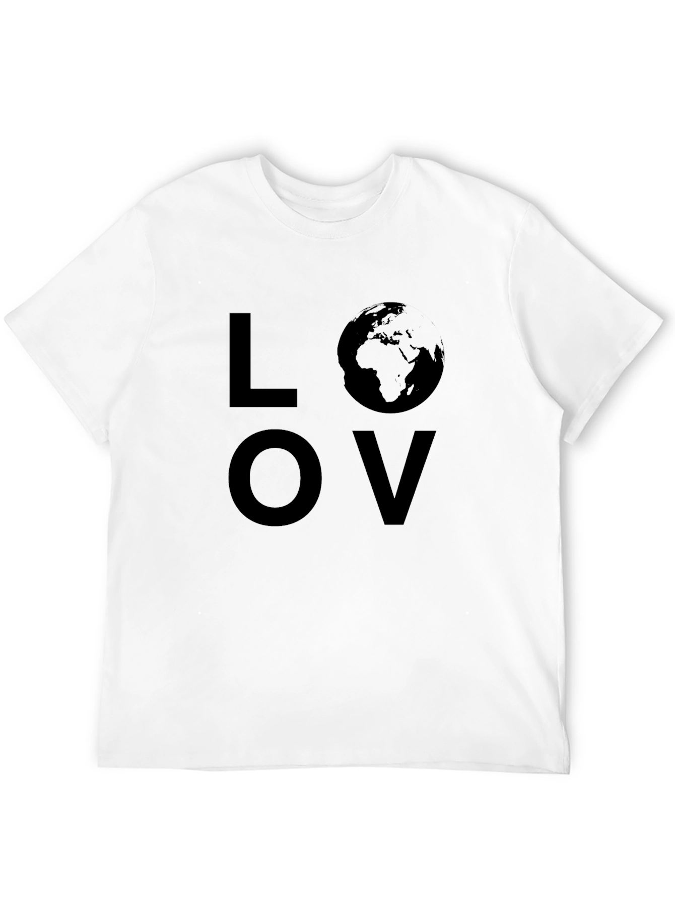 Love Earth Black Graphic Tee
