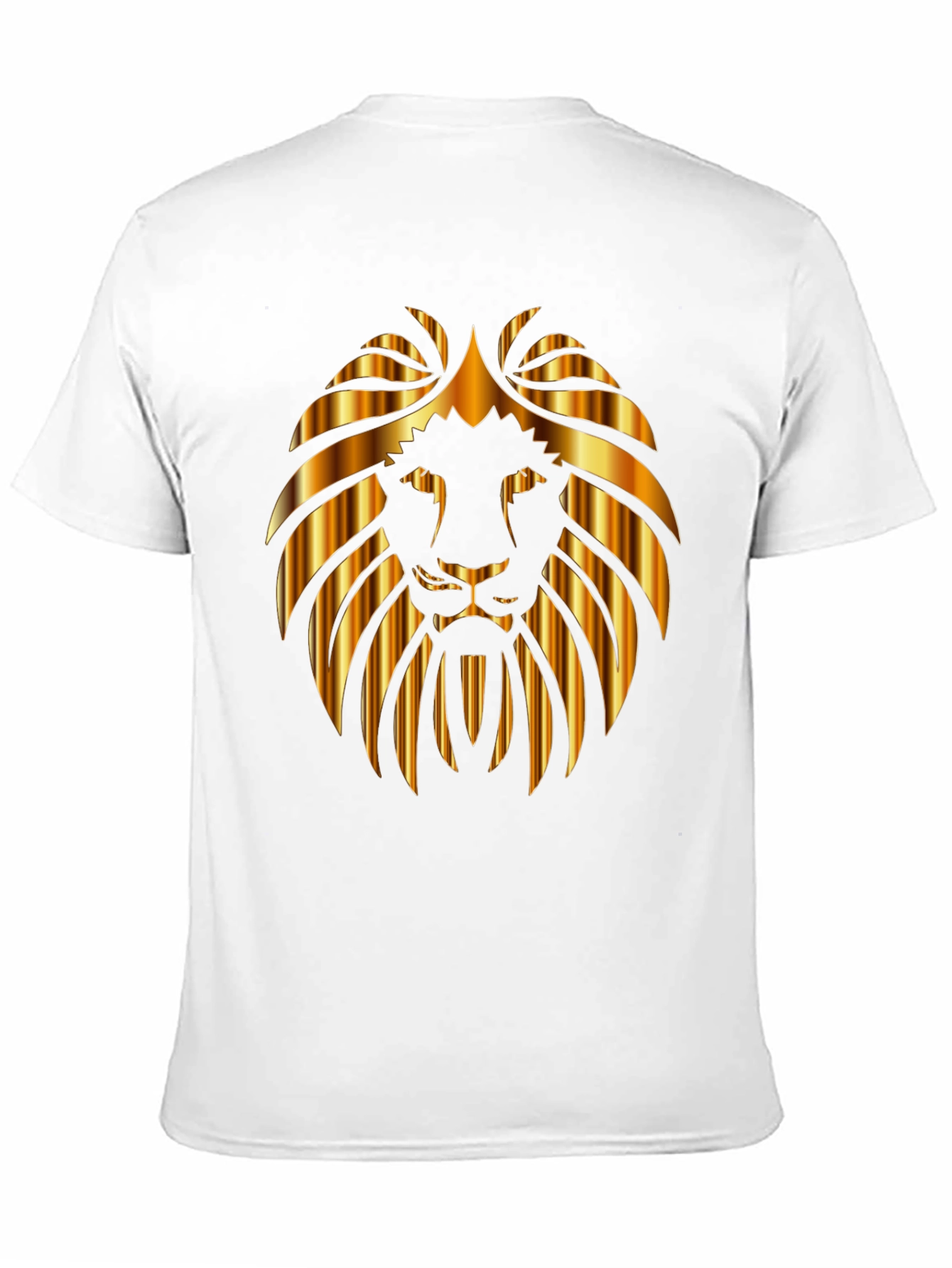 Golden Lion Graphic Black T-Shirt
