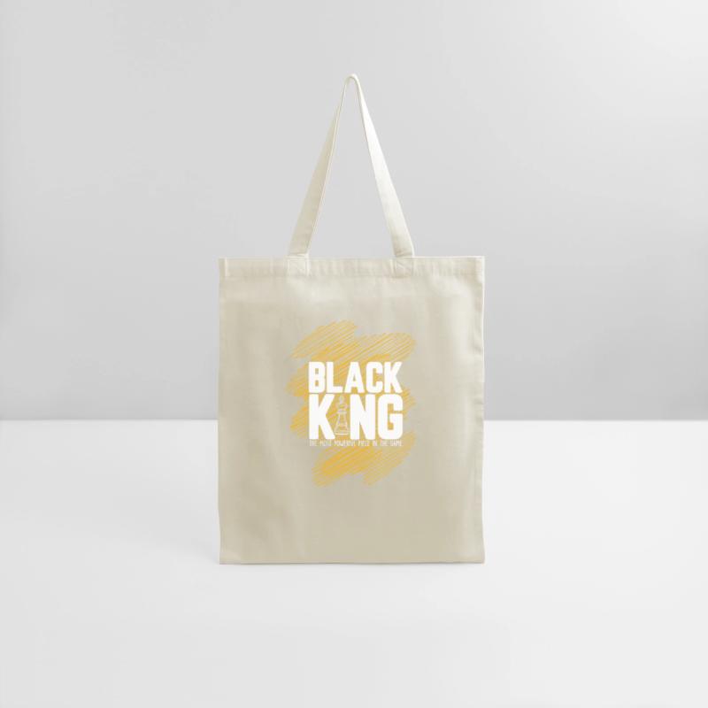 Funny black king the most powerful piece