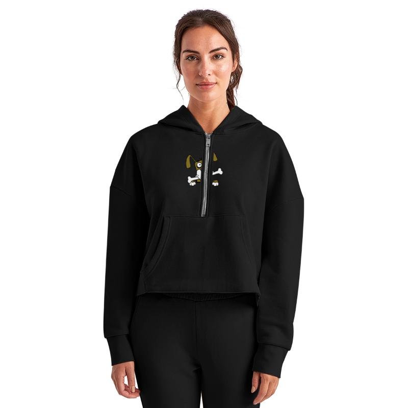 Funny Dog Big Bone Mouth Hunger Cool Cartoon Comic