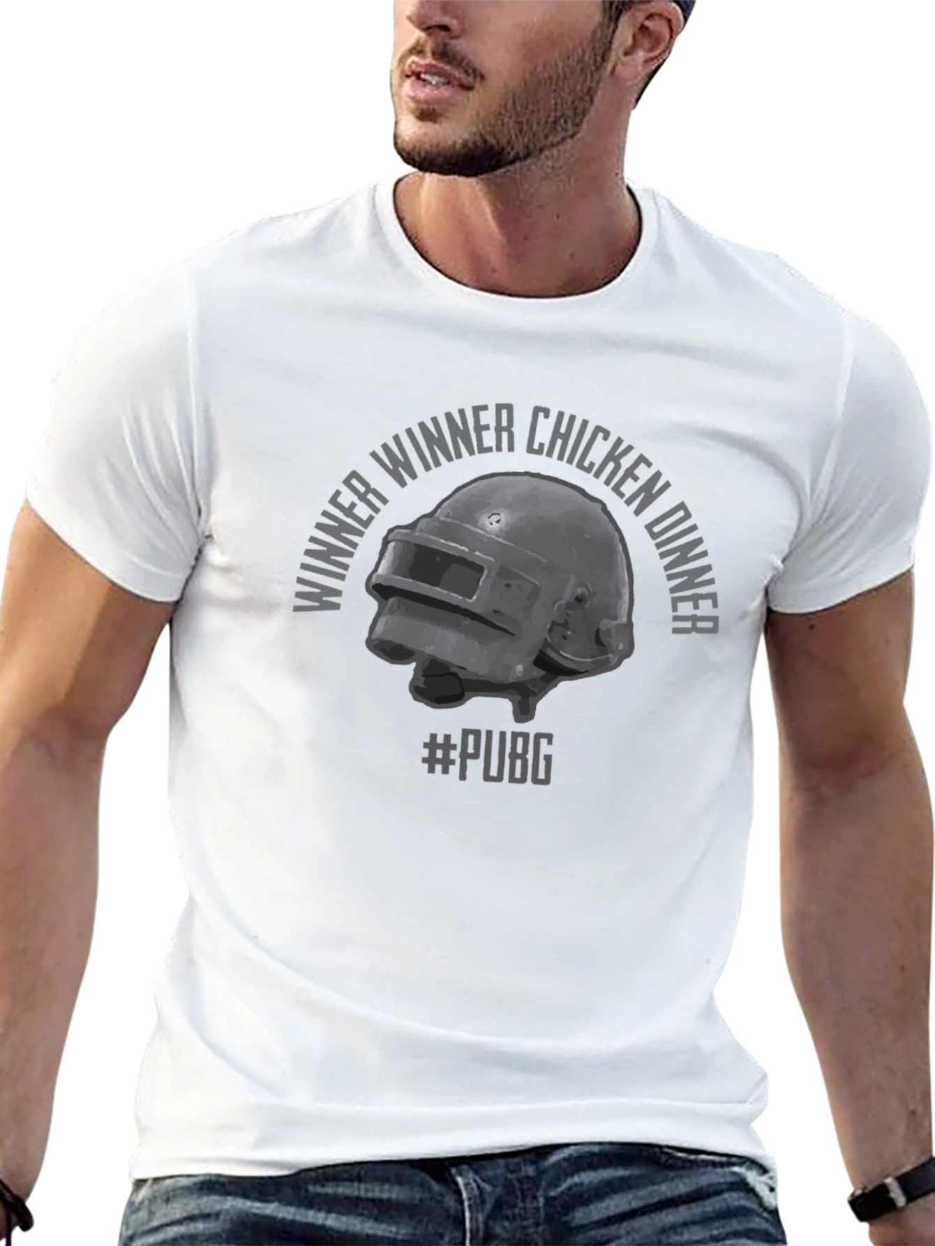PUBG Winner Winner Chicken Dinner Black T-Shirt