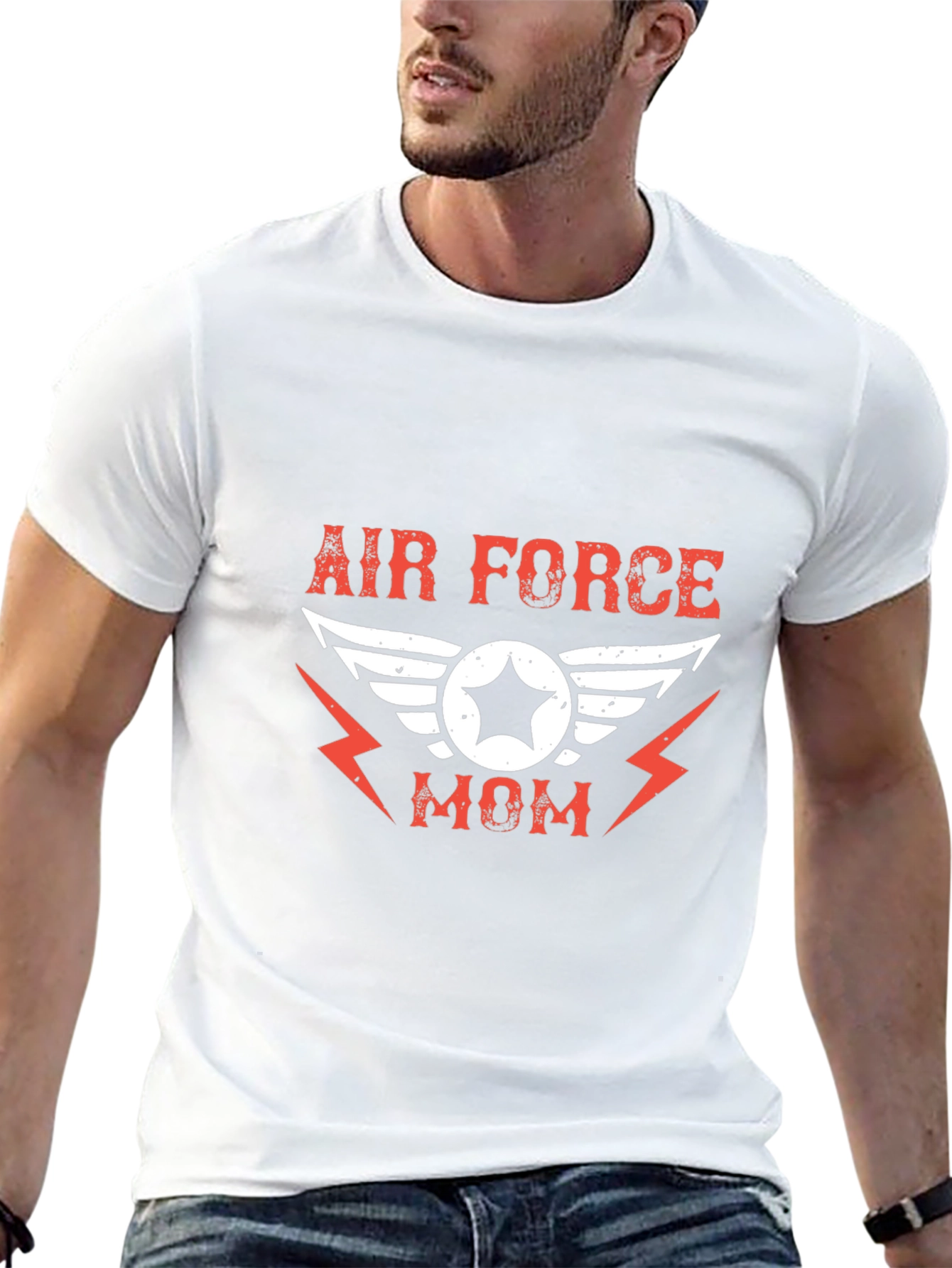 Air Force Mom Graphic T-Shirt