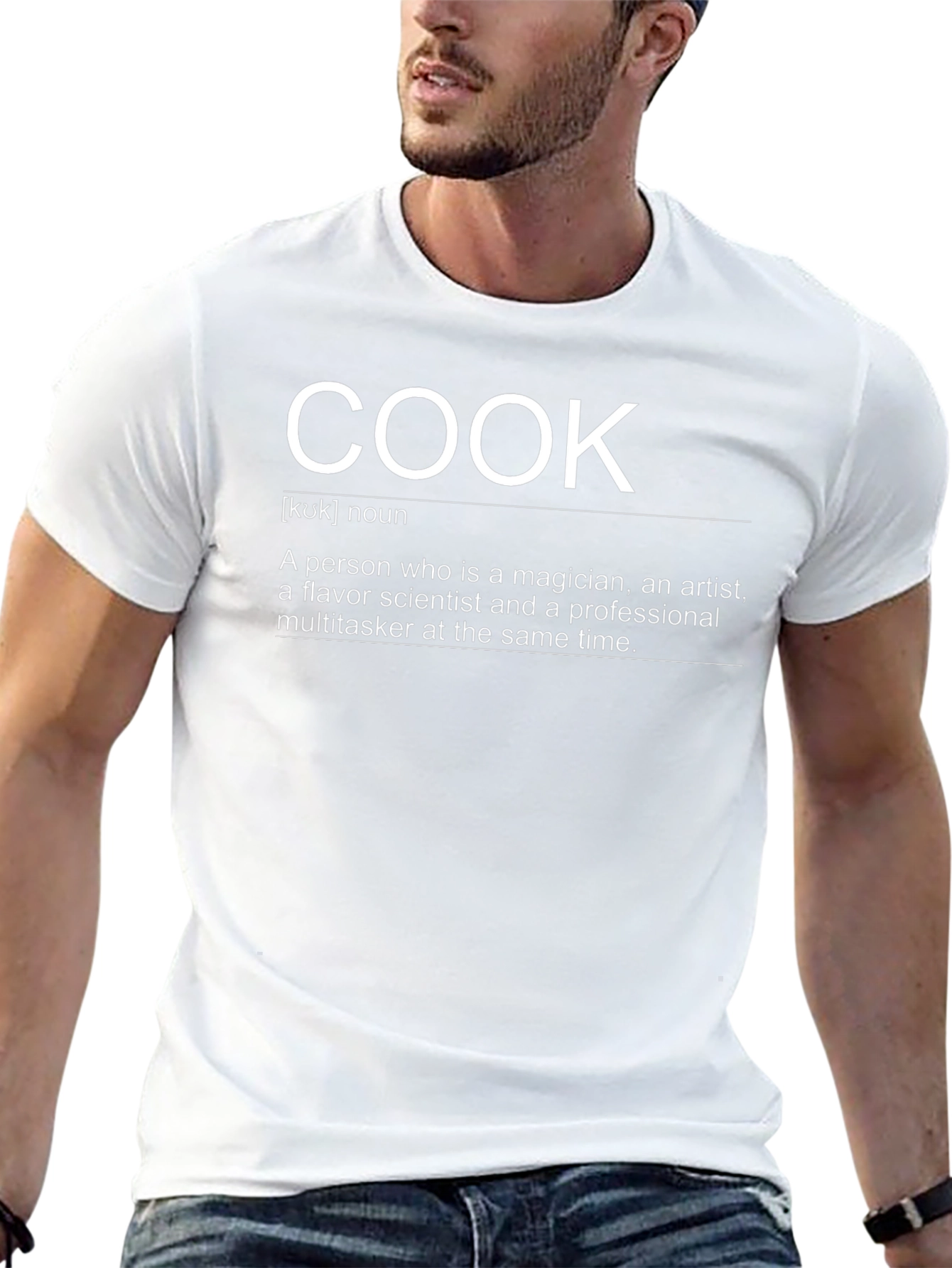 Cook Definition Black T-Shirt - Chef Culinary Artist Foodie