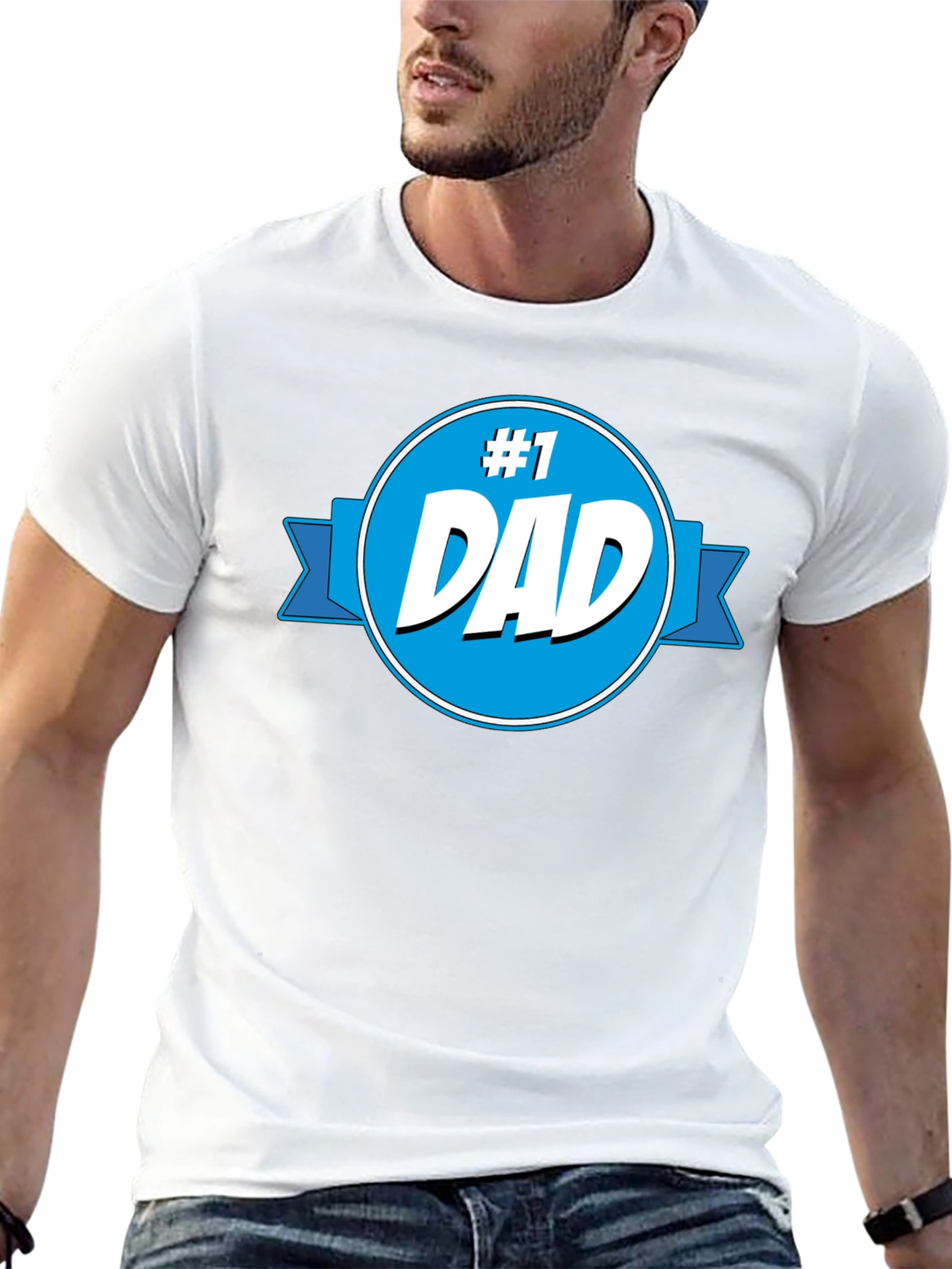 #1 Dad T-Shirt - Fathers Day Gift
