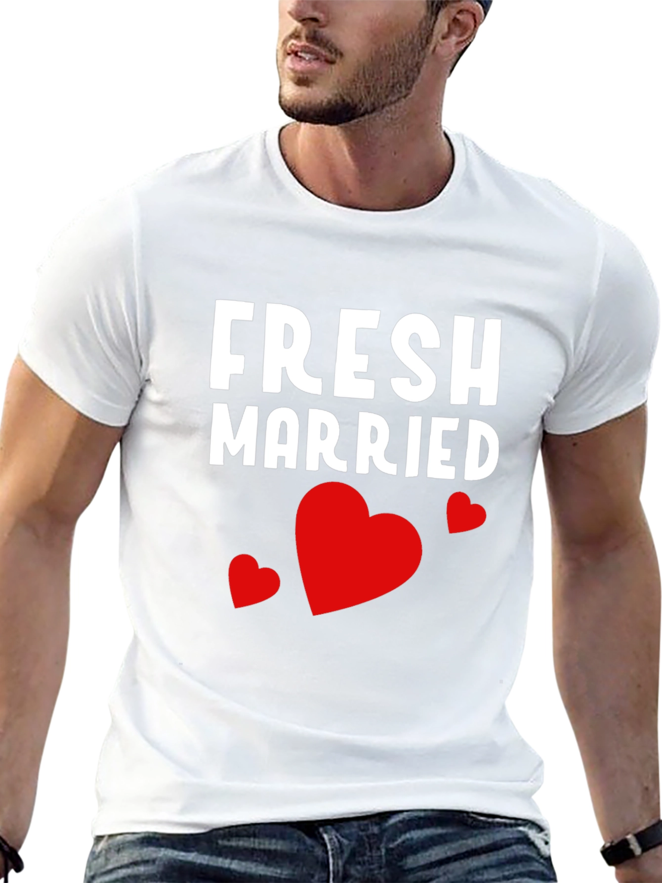 Fresh Married T-Shirt - Newlywed Gift