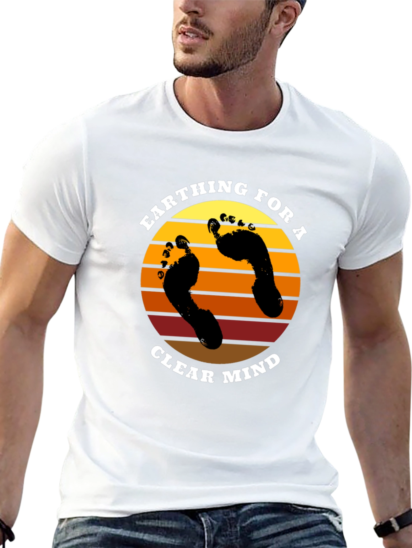 Earthing for a Clear Mind Graphic T-Shirt