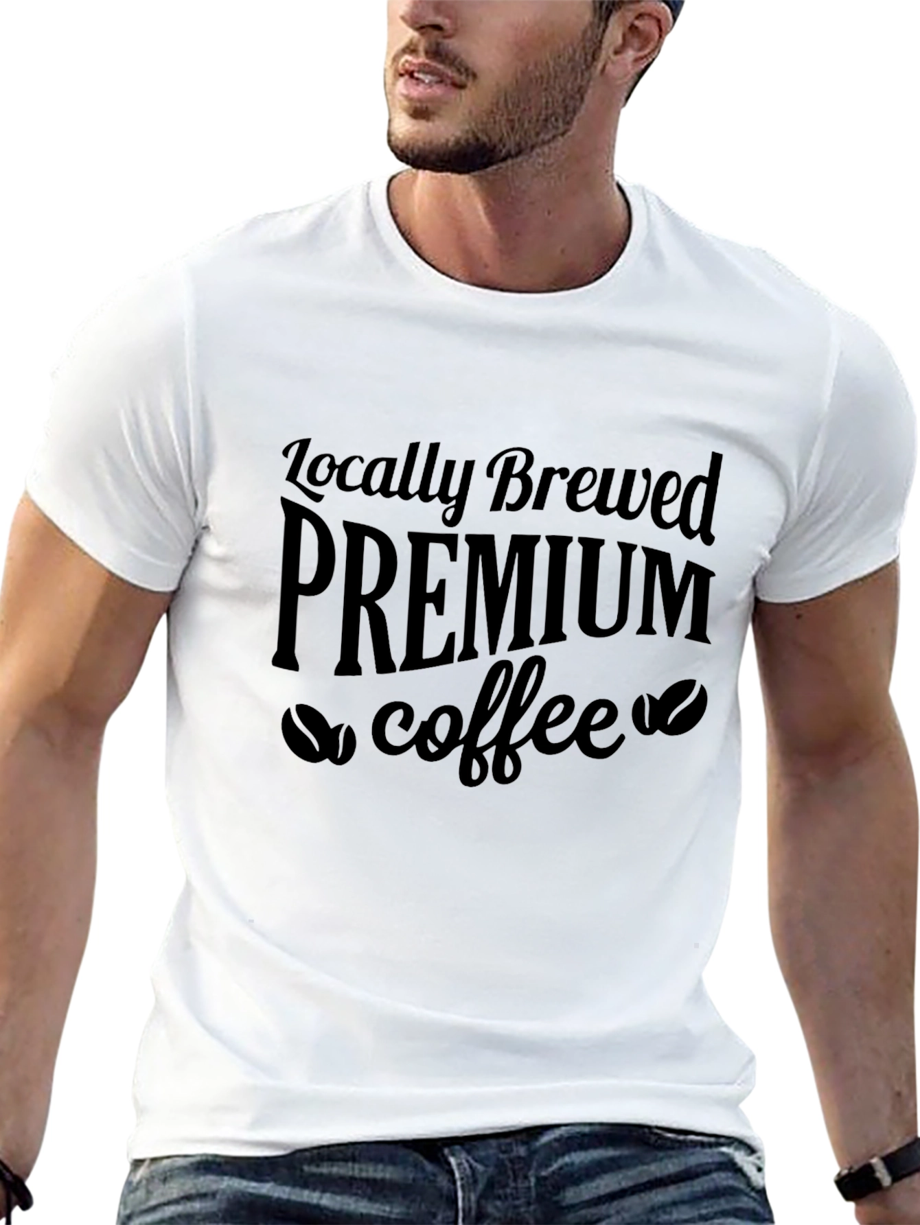 Premium Coffee Graphic Tee - Locally Brewed Shirt