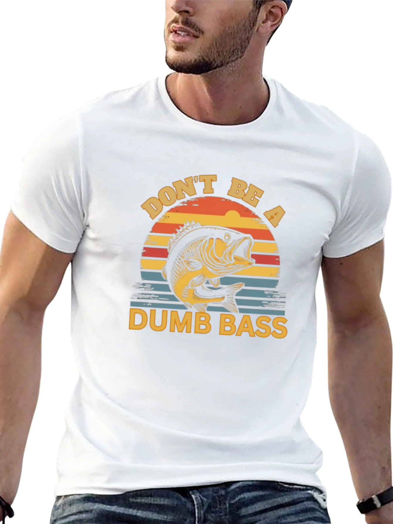 Dont Be a Dumb Bass T-Shirt Fishing Graphic Tee