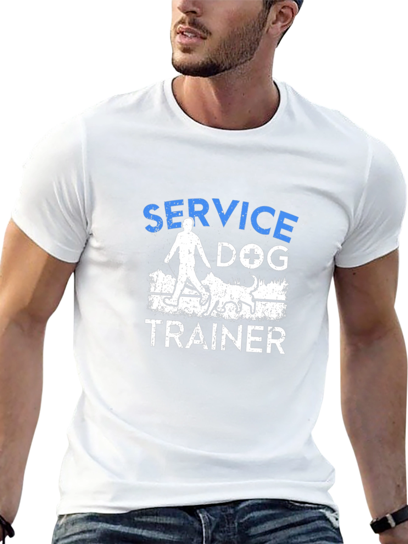 Service Dog Trainer T-Shirt – Professional Dog Training Tee