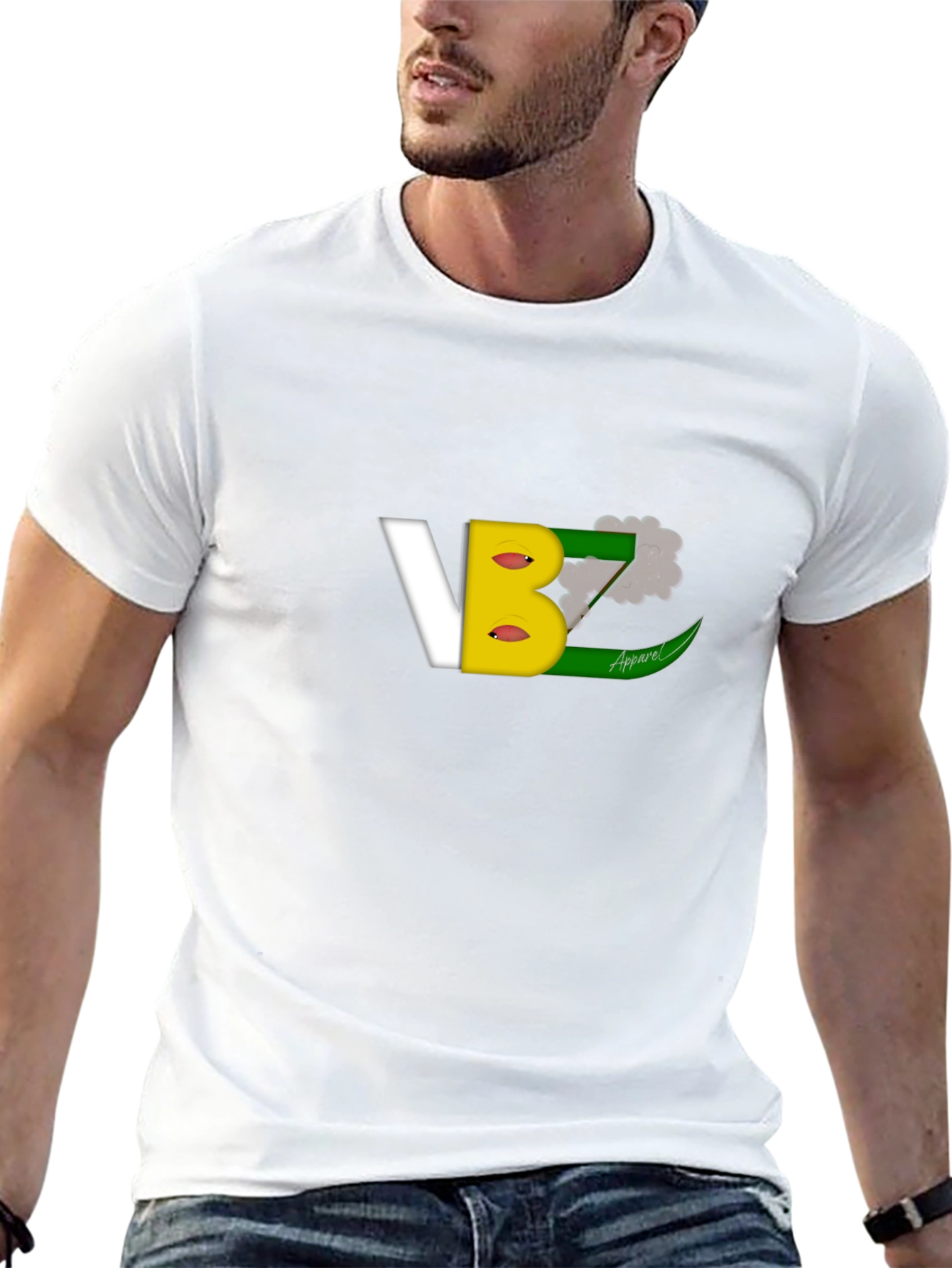VBZ Apparel Graphic Print Black T-Shirt