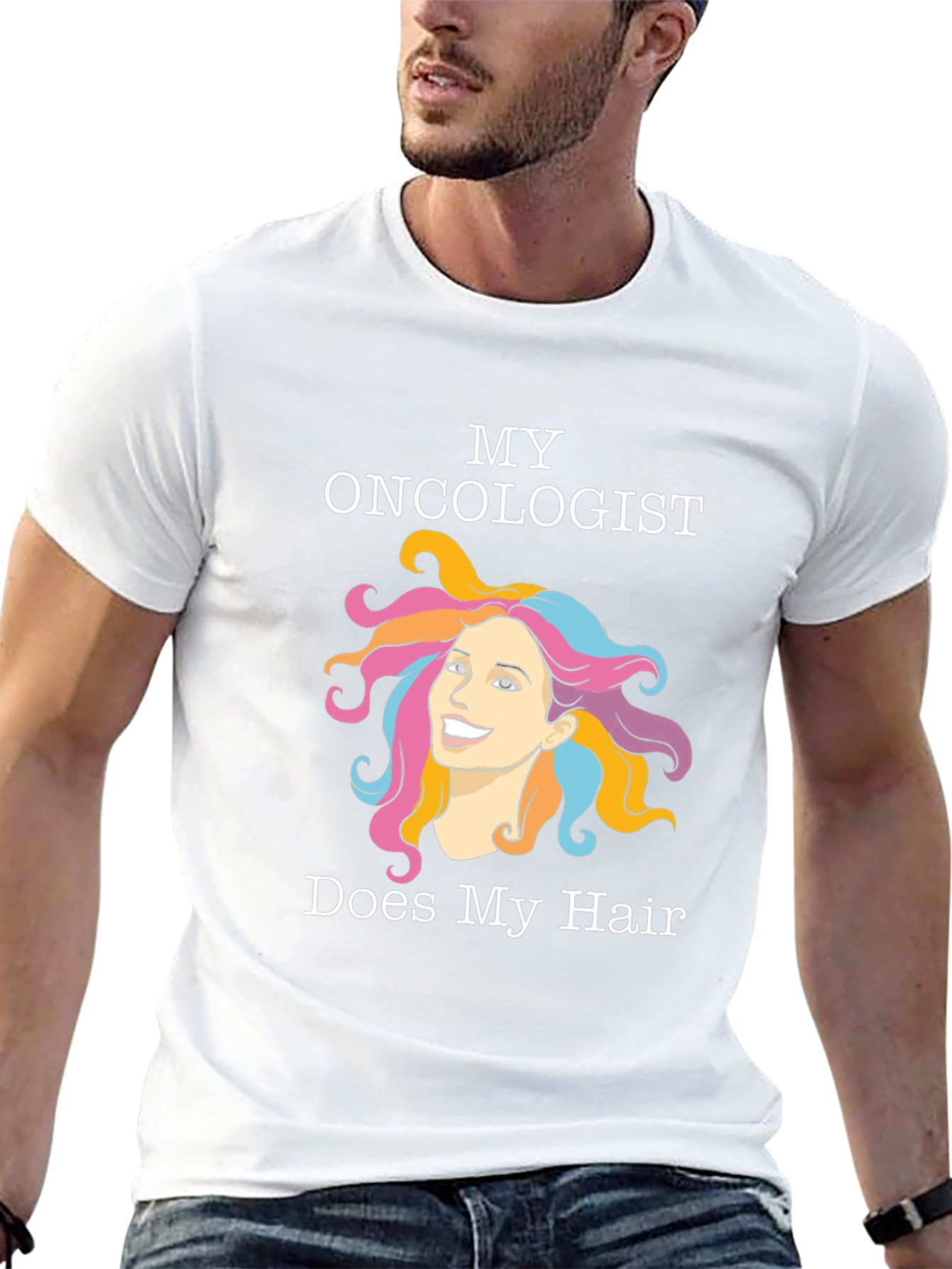 Funny Oncology T-Shirt - Hair Design