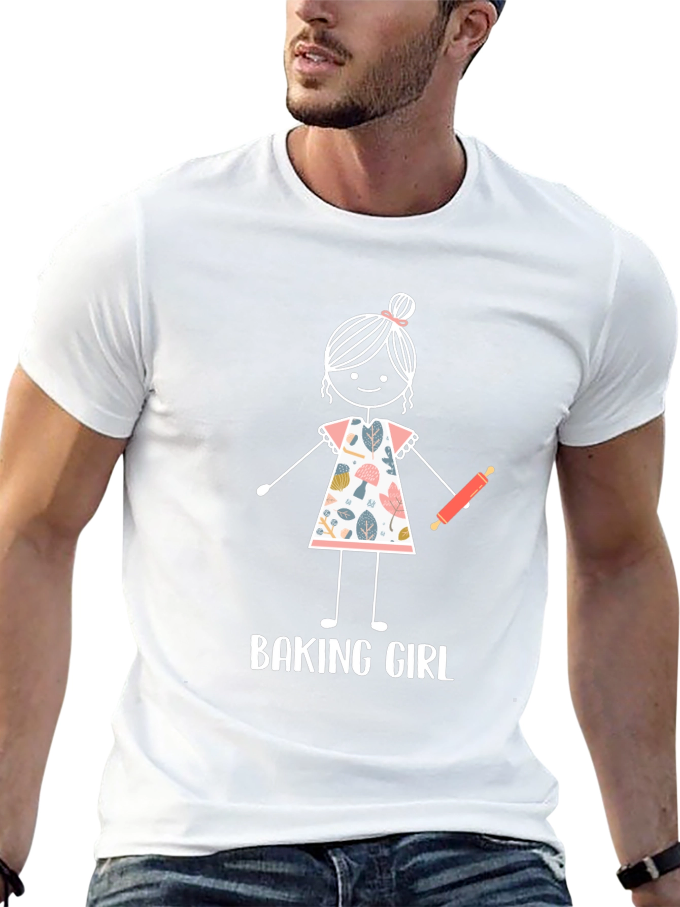 Baking Girl Novelty Graphic Tee