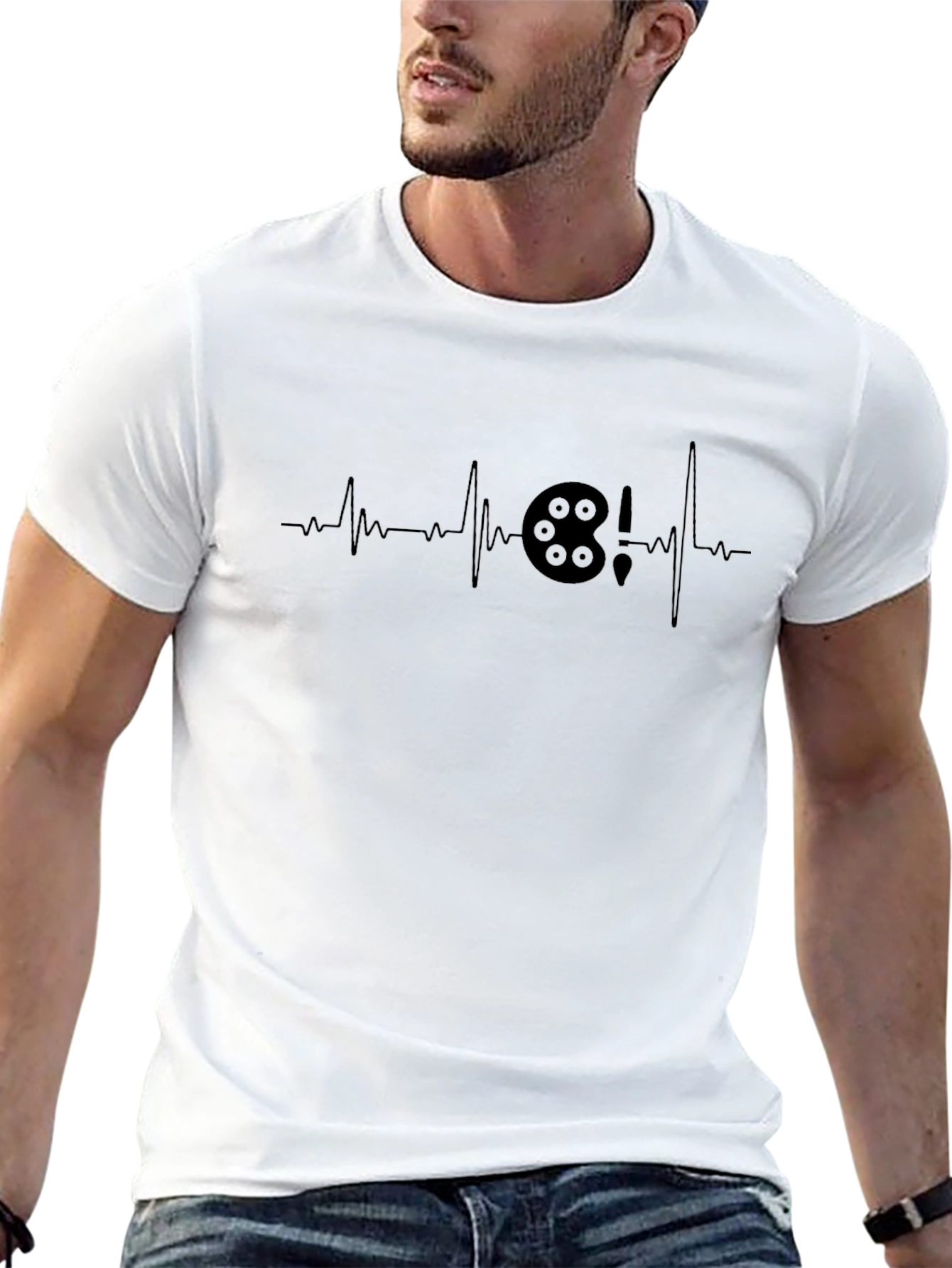 Artist Heartbeat T-Shirt - Painter Palette Tee