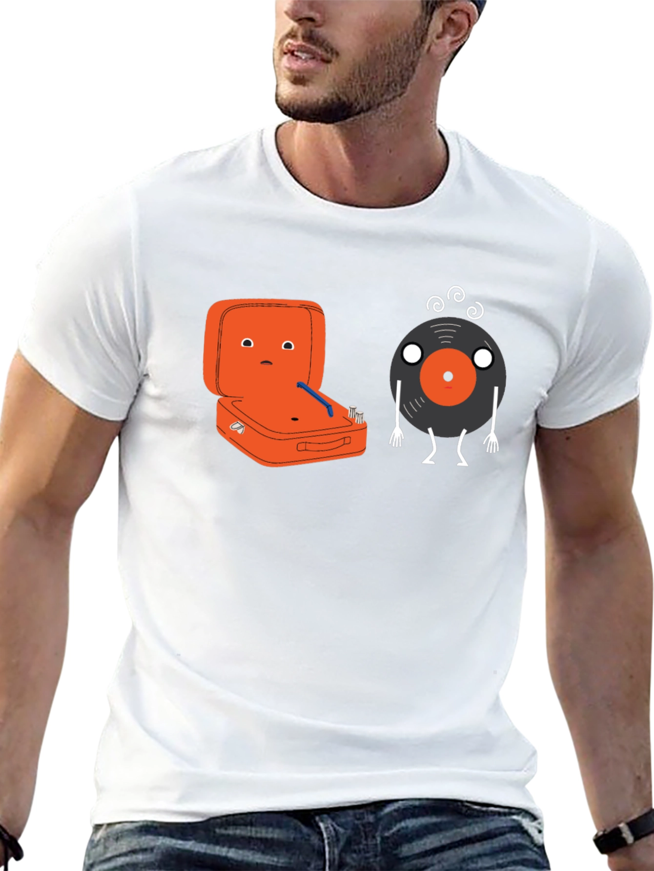 Funny Record Player T-Shirt