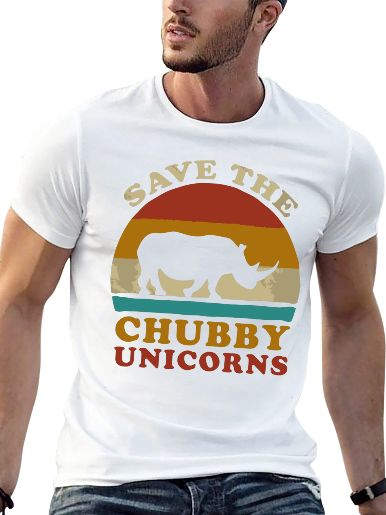 Save the Chubby Unicorns Graphic Tee