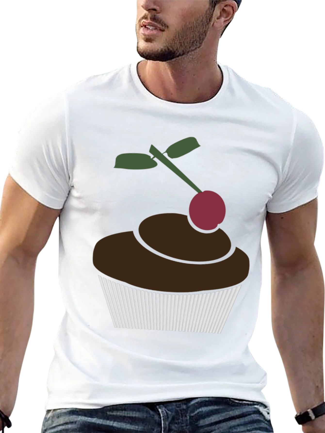 Cupcake Graphic T-Shirt - Sweet Treat Style!