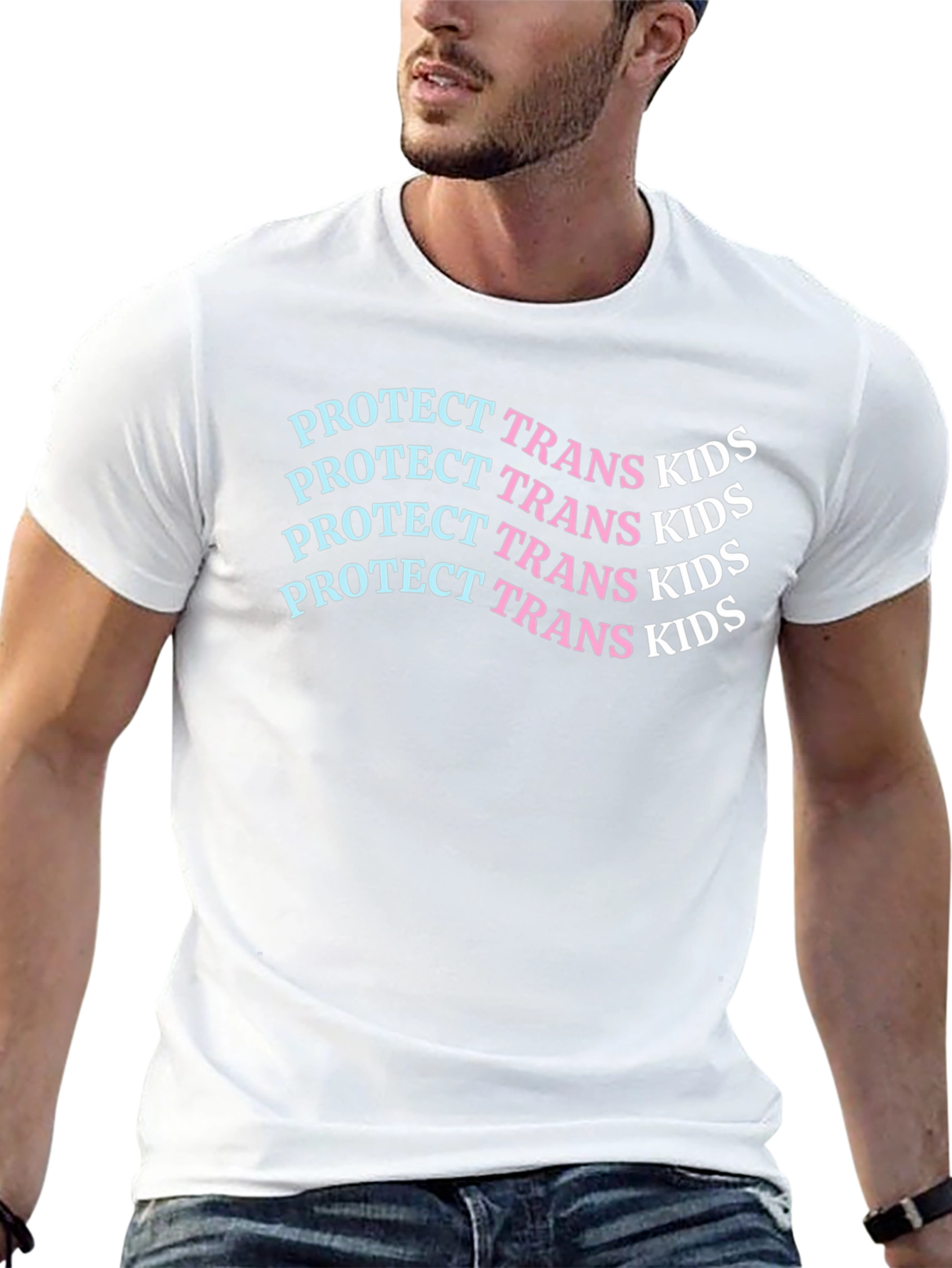 Protect Trans Kids Black Graphic Tee