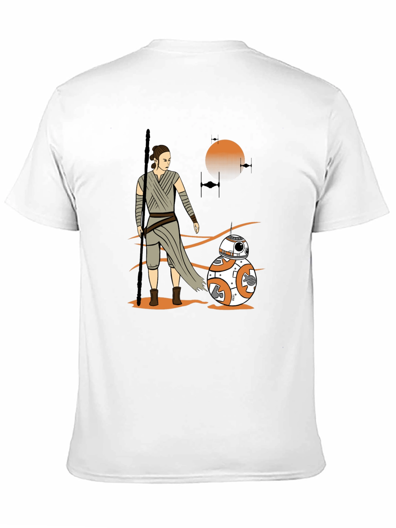 Star Wars Rey & BB-8 Graphic T-Shirt