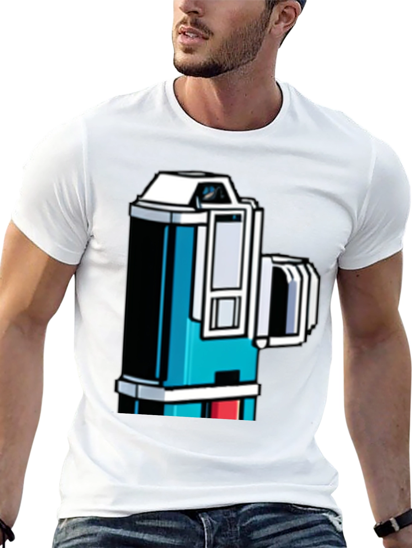 Retro Game Camera Tee - Black