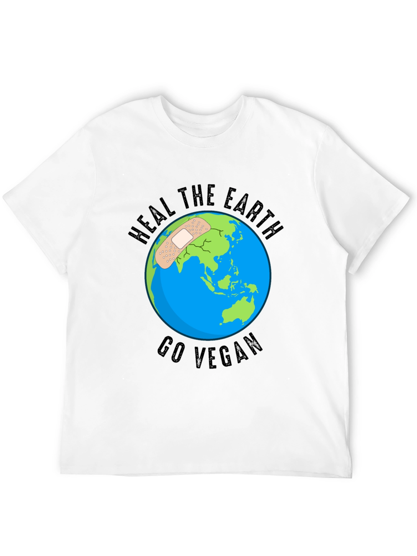 Heal the Earth Go Vegan T-Shirt