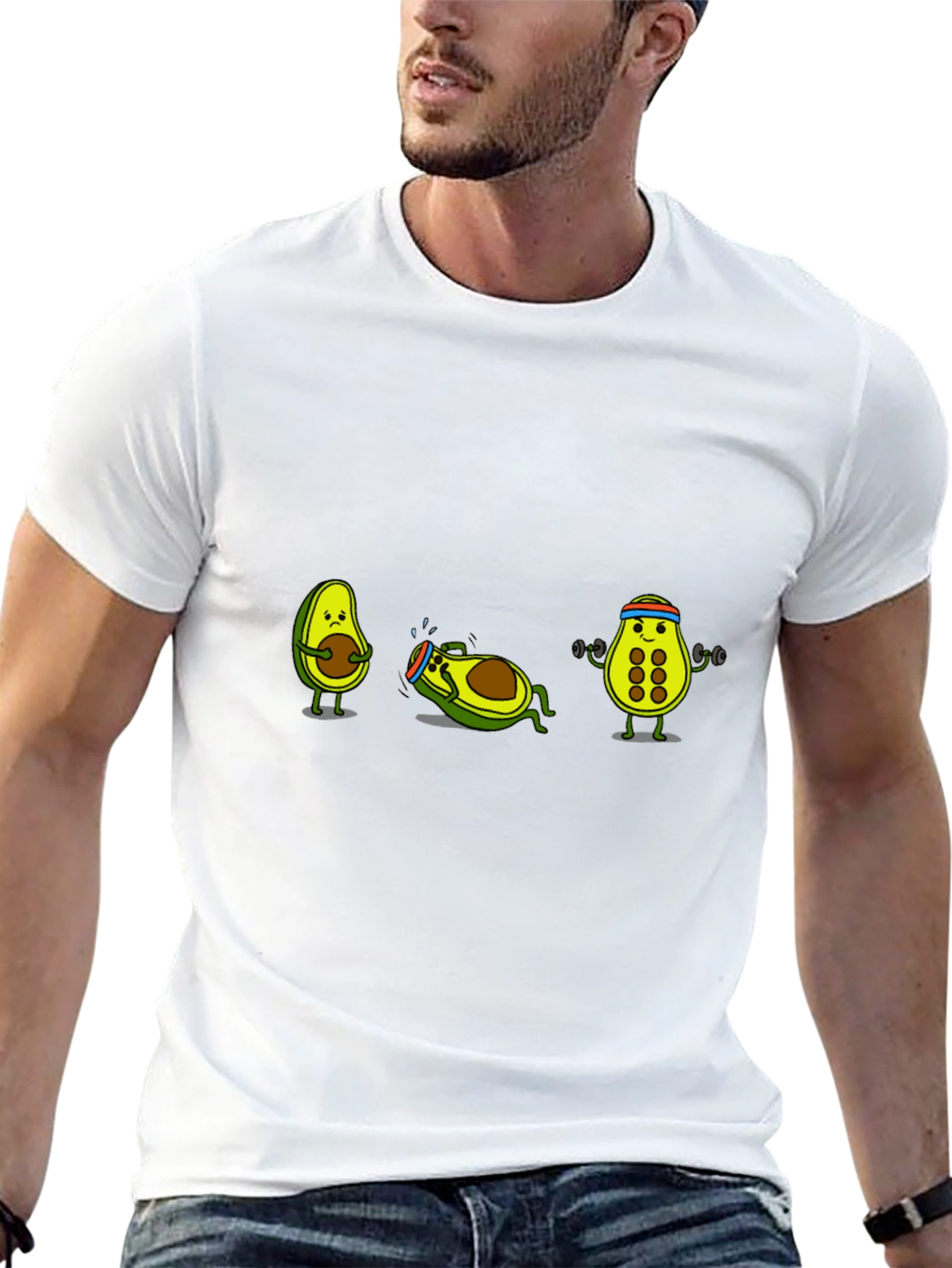 Avocado Gym Workout T-Shirt