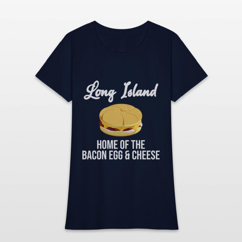 Long Island NY Bacon Egg and Cheese Roll Shirt