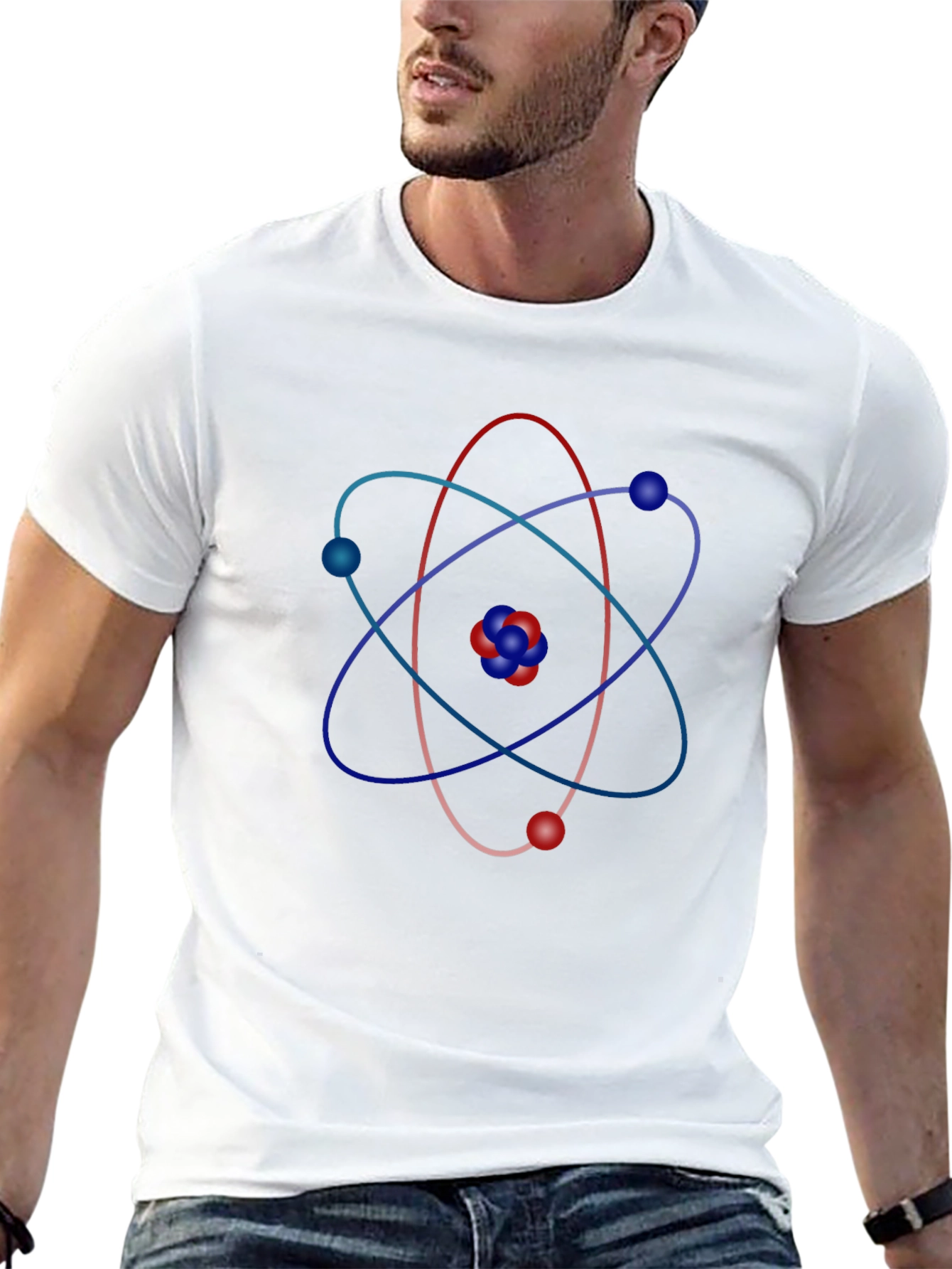 Atomic Orbit T-Shirt - Black Science Tee