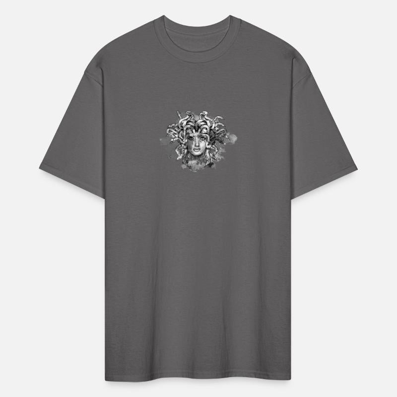 Medusa in black white design