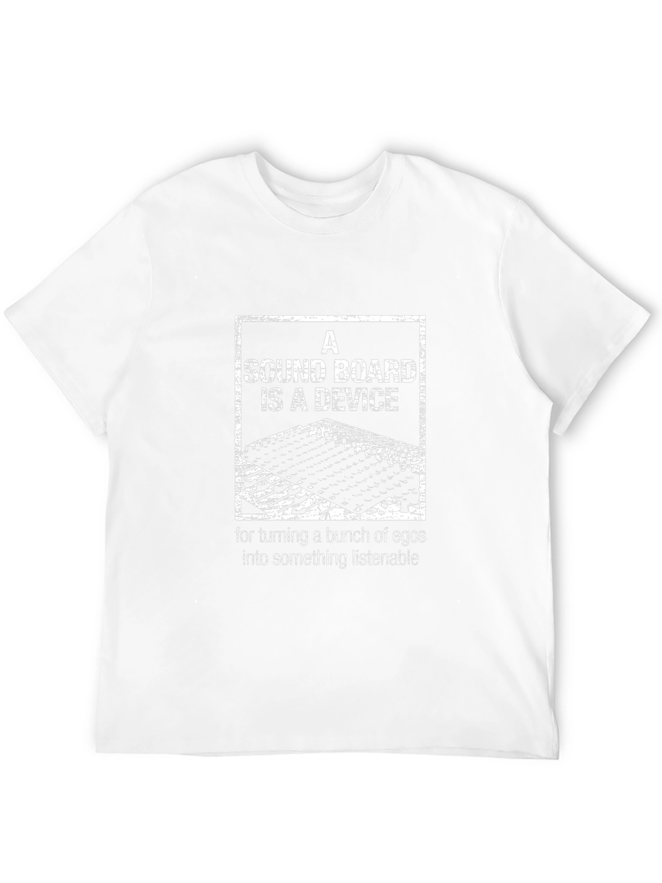 Sound Board Graphic T-Shirt - Music Lover Tee