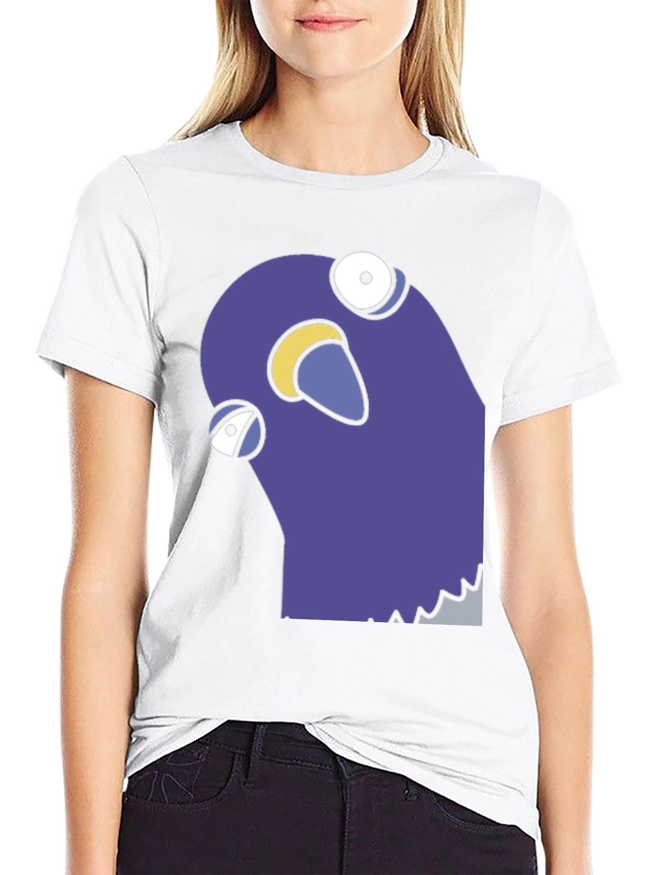 Funny Pigeon Graphic T-Shirt - Quirky Bird Tee