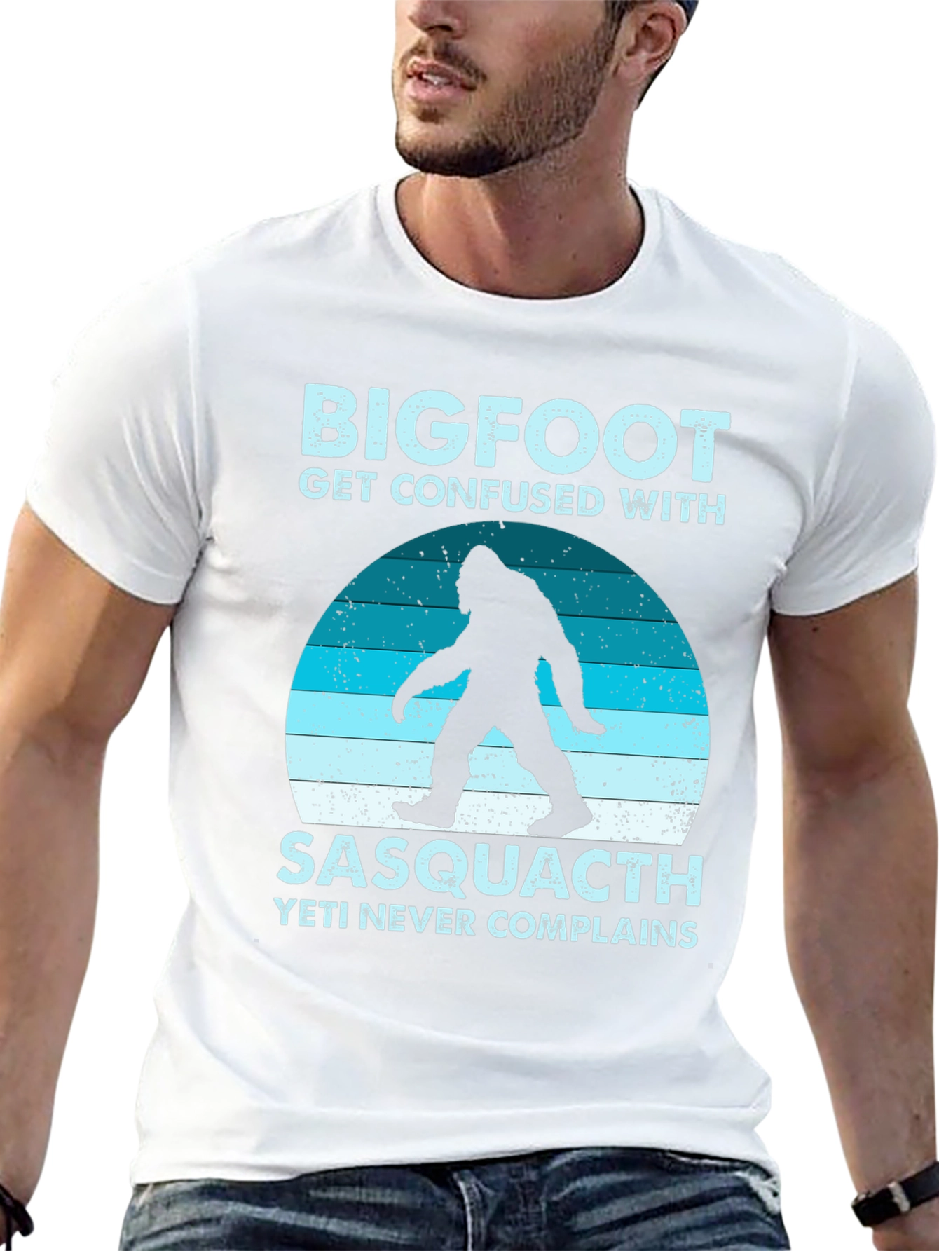Bigfoot Sasquatch T-Shirt - Yeti Never Complains