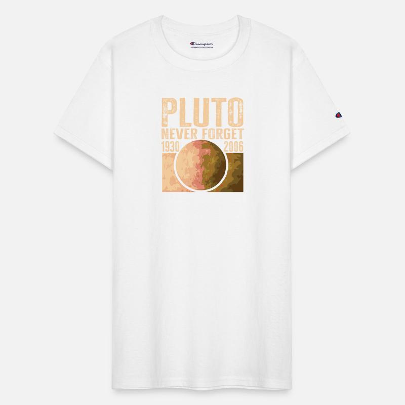 Never Forget Pluto Design Retro Style Funny Space